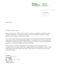 Letter Of Recommendation Ortnergraphics Com Design Of The