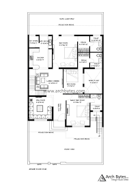 House Plan For 40 X 80 Feet Plot Size