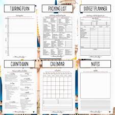 Free Printable Vacation Itinerary Travel Template Planner