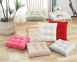 Cotton Linen Chair Cushion 16 18 20