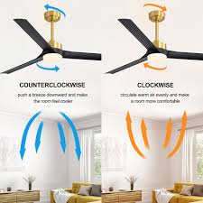 gold color changing indoor ceiling fan