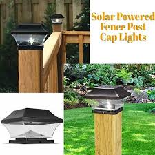 outdoor solar powered led decking post