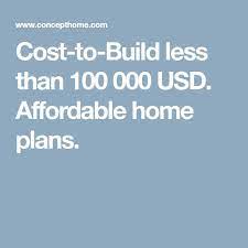 Usd Affordable Home Plans