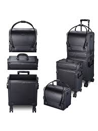 rolling makeup case cosmetic train case