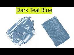 Dark Teal Blue Color How To Make Dark