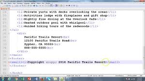 Chapter    Pacific Trails Resort site  Dreamweaver Files Panel