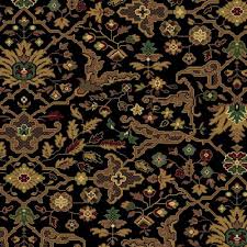 new barington in kashmir black carpet