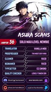 Solo max level newbie chapter 36