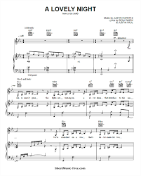 Piano tutorial of mia & sebastian's theme the beautiful piano piece from the la la land soundtrack! A Lovely Night Sheet Music La La Land Sheetmusic Free Com