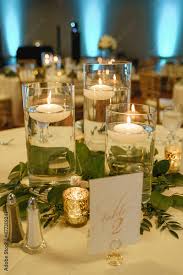 indoor evening wedding table setting