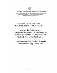 Registration in the board's vendor database is voluntary. Request For Vendor Registration Cescoorissa Com