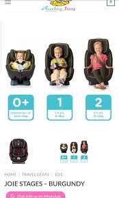 Joie Infant Car Seat Stages Babies