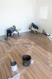 hardwood floor refinish treatment in