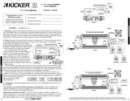 You are free to download any kicker subwoofer manual in pdf format. Kicker Zx700 5 User Manual Page 2 10