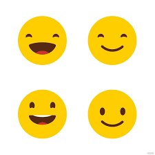 whatsapp smile icon vector in