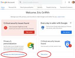 manage your google privacy settings