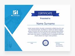 certificate template free psd