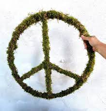 XXL Moos Friedenszeichen Peace Zeichen - Etsy.de