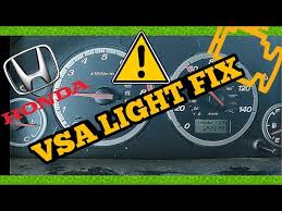 why is vsa warning light on and how to