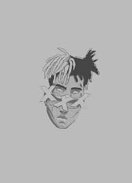 Hd wallpapers and background images. Download Black And White Sketch Xxxtentacion Wallpaper Wallpapers Com