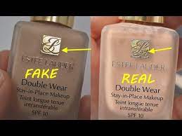 estee lauder makeup real vs fake how