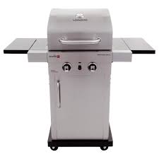 Sep 26, 2019 · for portability, the grill boasts 4 locking caster wheels. Char Broil Signature Tru Infrared 2 Burner Cabinet Gas Grill 18 000 Btu Camping World