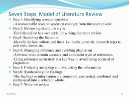 Steps in the Literature Review