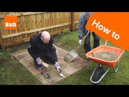 how to lay a shed base you