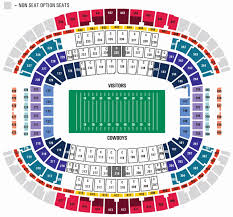 Dallas Cowboys Seat Chart Reliant Seating Atlanta Super Bowl