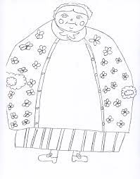 There is a hole that's cut out of each page to reveal the eaten animal in the old ladies belly. Little Old Lady Printables Kristen S Kindergarten