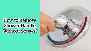 how to remove shower handle without s