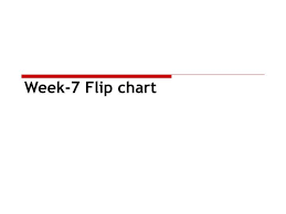 Ppt Week 7 Flip Chart Powerpoint Presentation Free