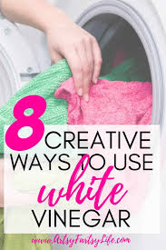 8 creative ways to use white vinegar in