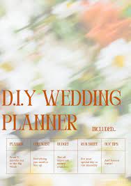 Diy Wedding Planner Everything You Need
