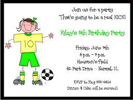 Girs Soccer Birthday Invitations Free Printable Birthday