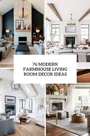 76 modern farmhouse living room decor