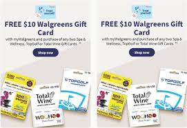 10 walgreens gift cards
