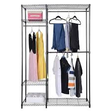 C $76.29 to c $101.72. Costway 48 X18 X71 Closet Organizer Garment Rack Portable Clothes Hanger Home Shelf Target