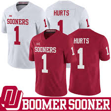 Just let the kid play football! 2021 1 Jalen Hurts Oklahoma Sooners Jersey Ncaa College Football Jerseys Home Away Red White Men Size S Xxxl From Throwbacks 36 27 Dhgate Com