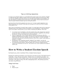 Full text and audio database of top 100 american speeches by rank order. Student Council Speech Writing Tips Doc Gifted