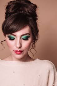 holiday makeup tutorial emerald
