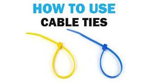 how to use cable ties overview you
