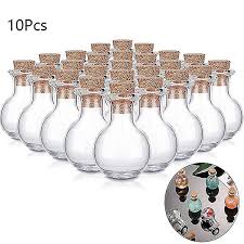 10x Small Glass Bottle Mini Potion