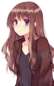 You don't see many people sporting that around! Brown Hair And Blue Eyes Original Awwnime