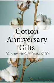 cotton anniversary gifts 20