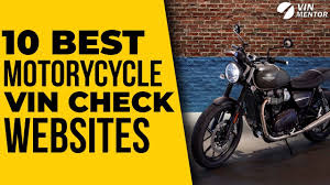 top 10 best motorcycle vin check