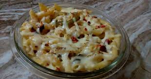 baked pasta with white sauce recipe by