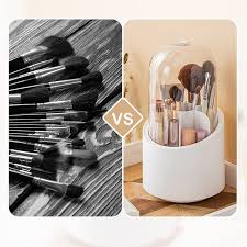 acrylic makeup brush organizer cup