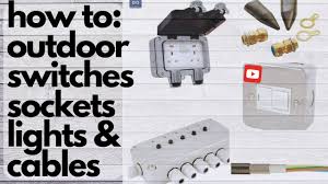 wiring an outdoor electric socket