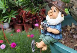 fishing garden gnome grabone nz